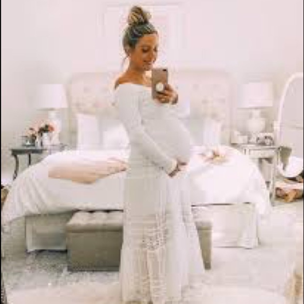 Earth Angel lace maxi dress NWOT - Picture 8 of 8
